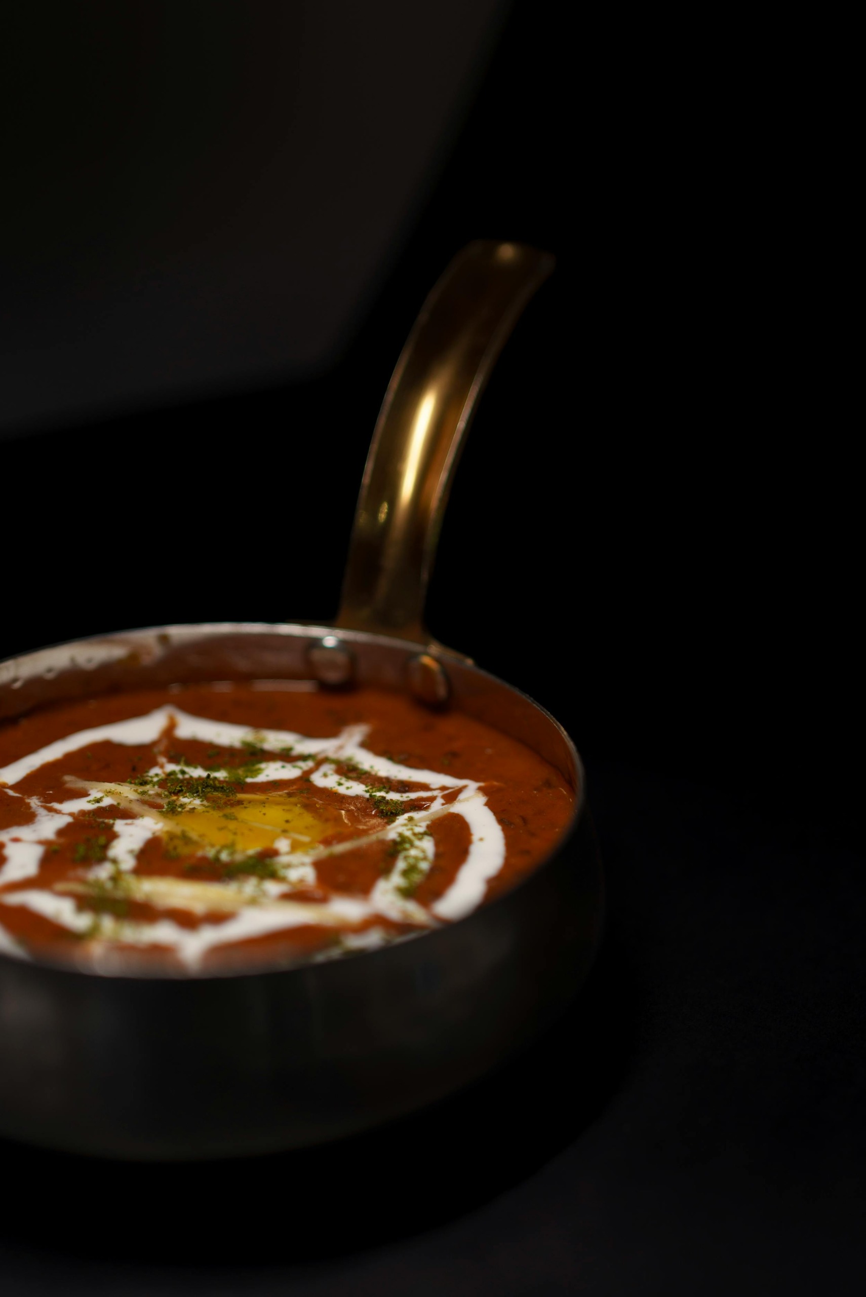A Middle Eastern soup at 1001 Nights luxury sustainable Arab restaurant